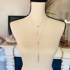 Sexy three layer adjustable necklace